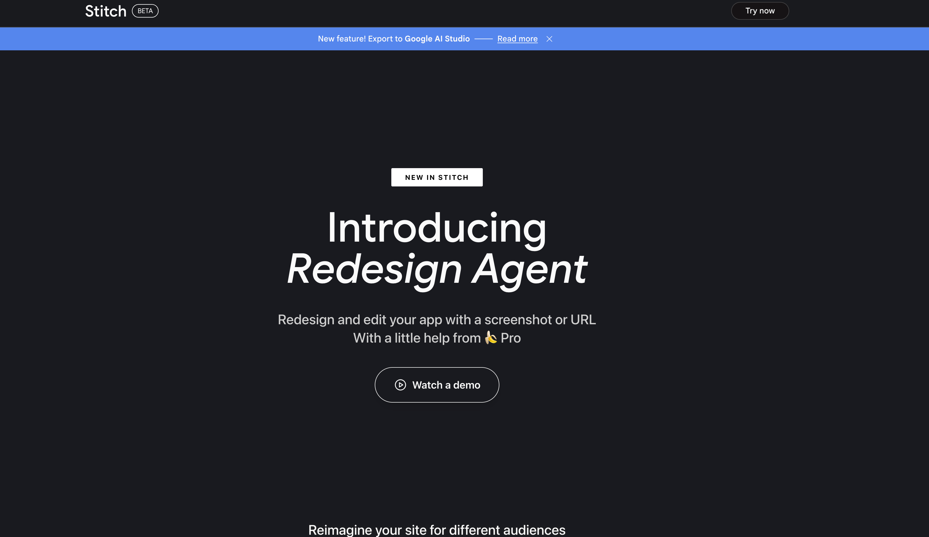 Google Stitch - AI駆動UI設計ツール